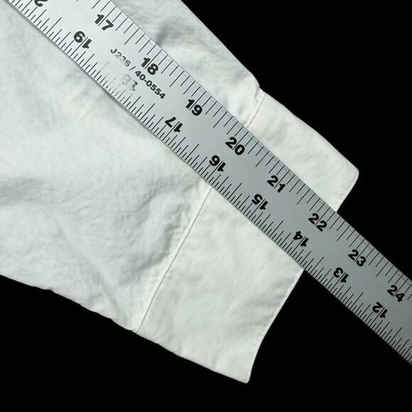 Maeve by Anthropologie White Eyelet Embroidered Button-Up Blouse Size X-Large - Picture 7 of 12